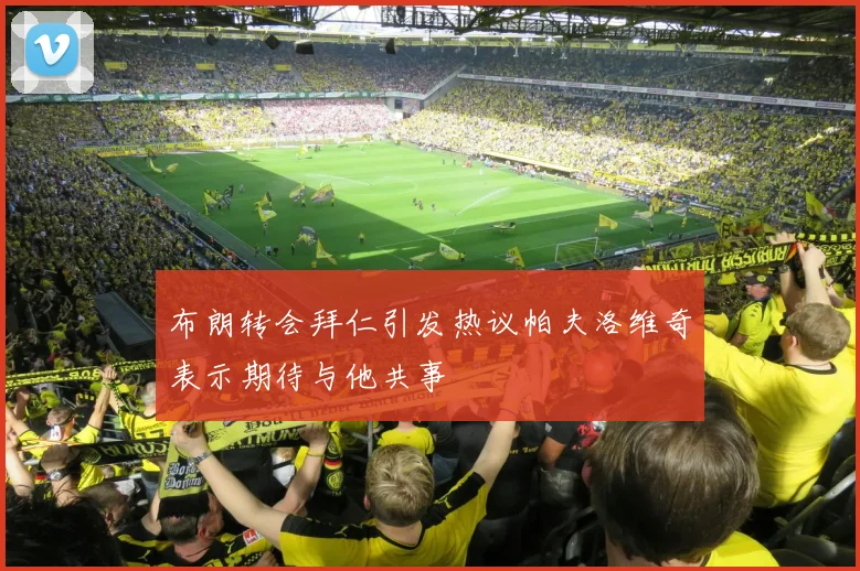 布朗转会拜仁引发热议帕夫洛维奇表示期待与他共事